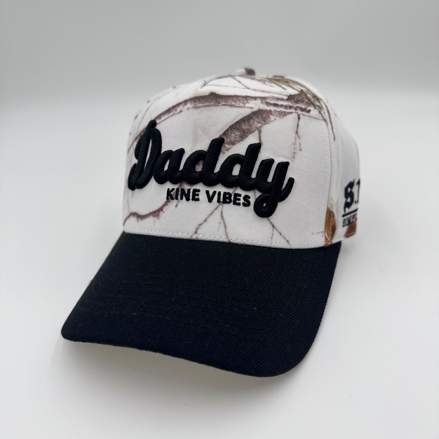 DADDY KINE VIBES - Snow Camo/Black