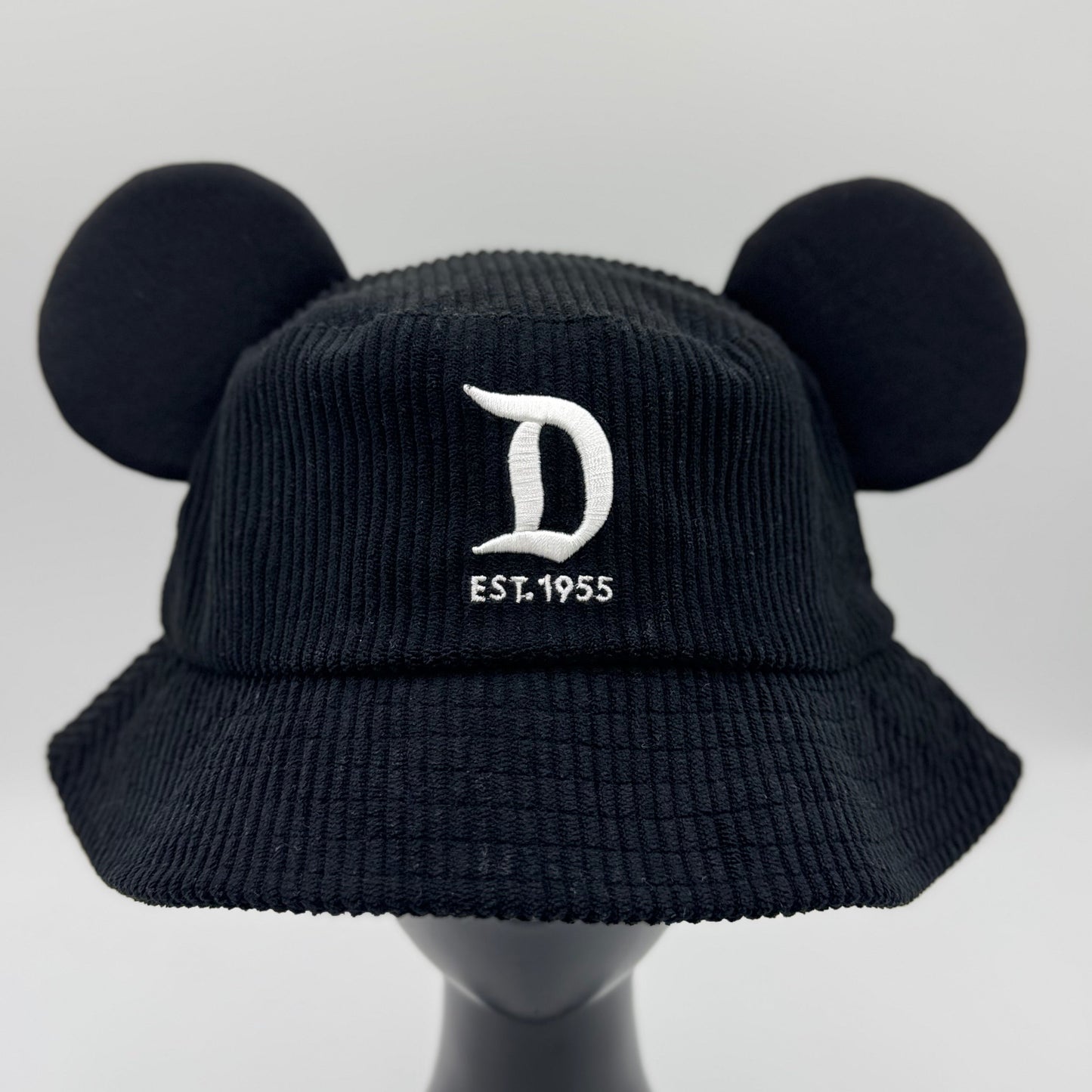 MOUSE EAR BUCKET HAT - Black D