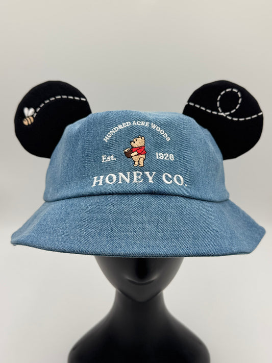 MOUSE EAR BUCKET HAT - Honey Bear