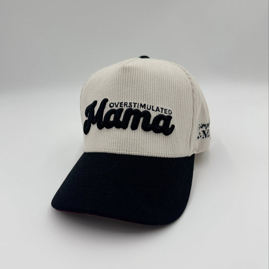 OVERSTIMULATED MAMA - Cream/Black