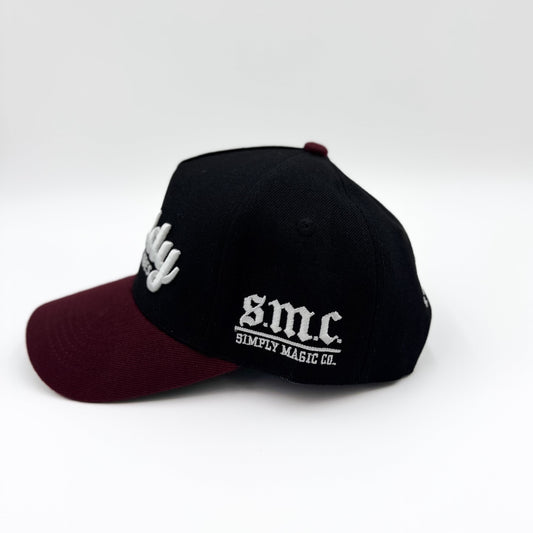 DADDY KINE VIBES - Black/Maroon