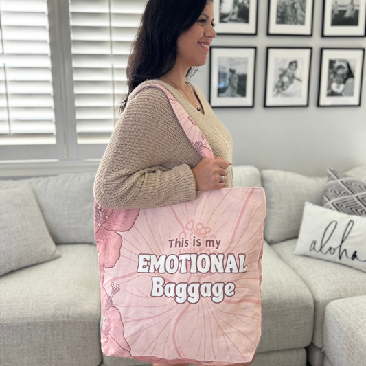 MOOD BAGS - Pink Hibiscus Everyday Bag