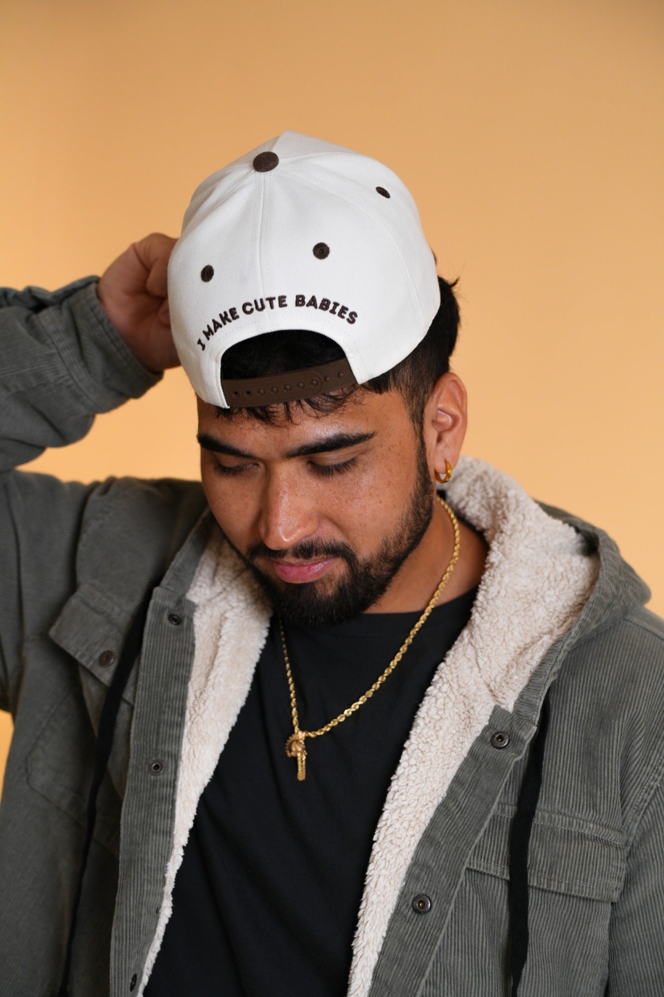 DADDY KINE VIBES - Cream/Brown