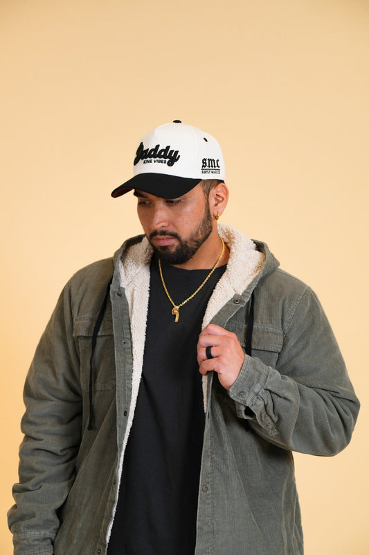 DADDY KINE VIBES - Cream/Black