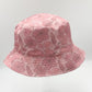 REVERSIBLE BUCKET HAT - Pink Hibiscus