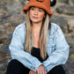 MOUSE EAR BUCKET HAT - Pumpkin Sherpa