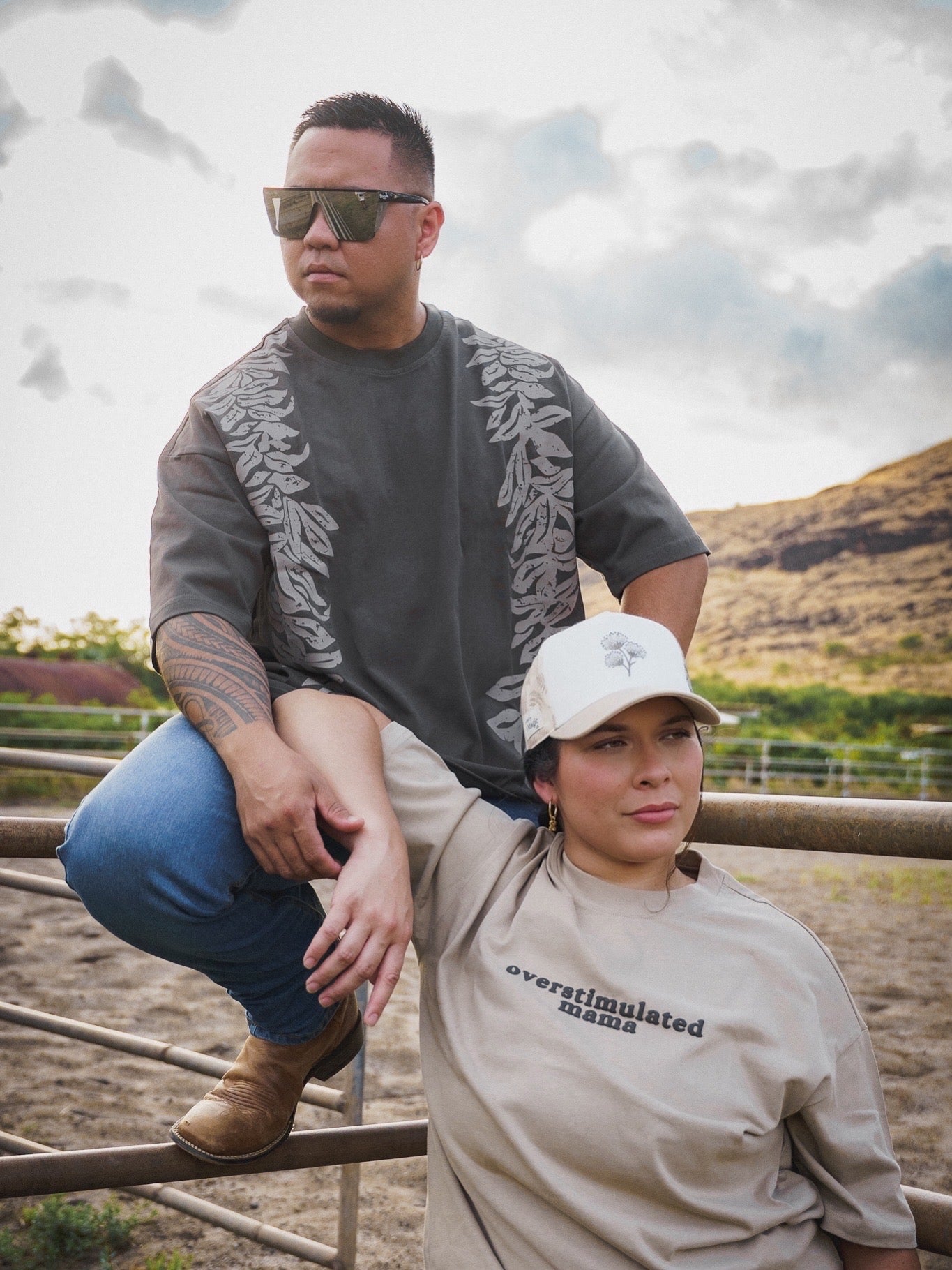 BROWN MAILE - Oversize Tee