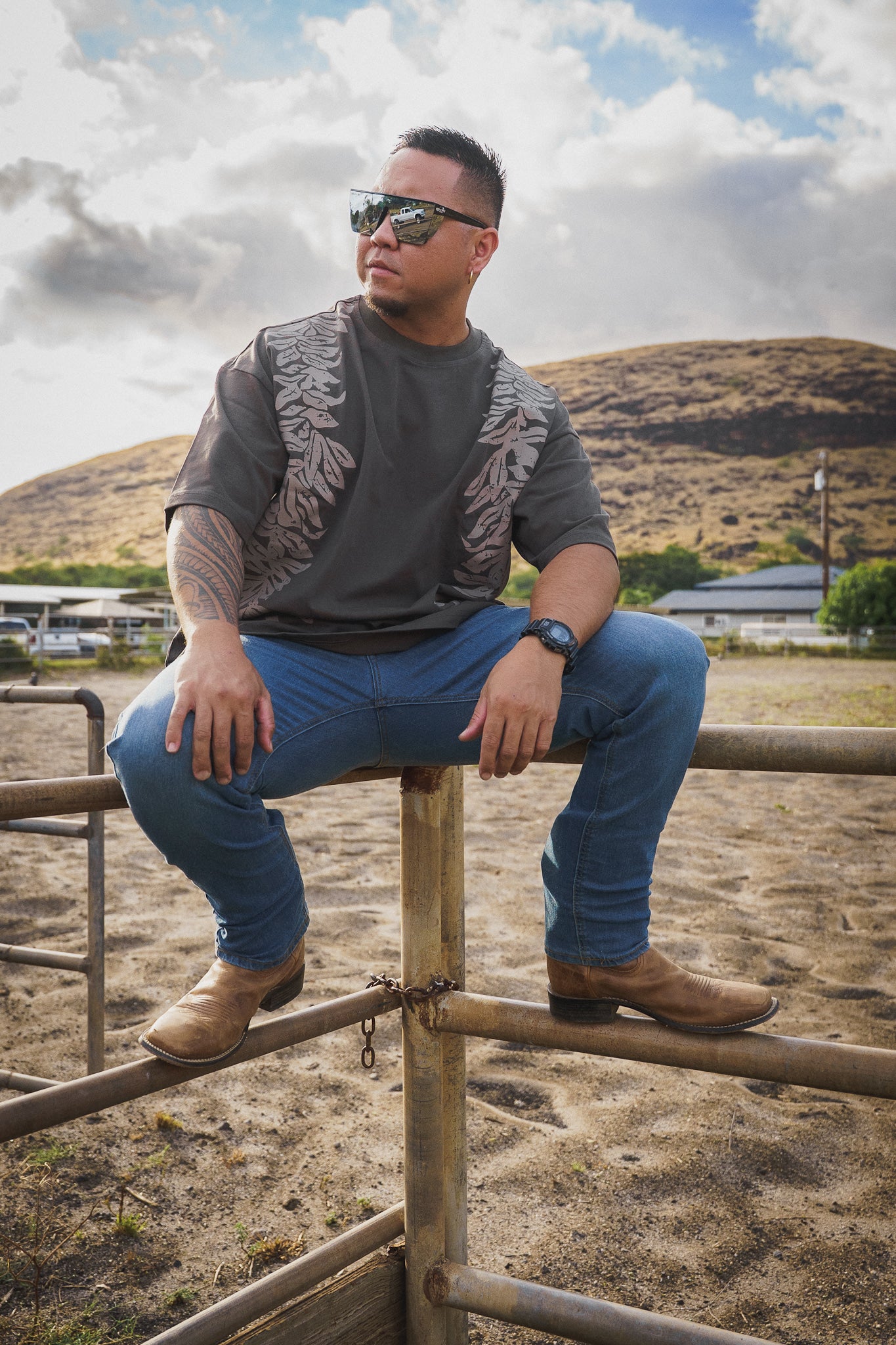 BROWN MAILE - Oversize Tee