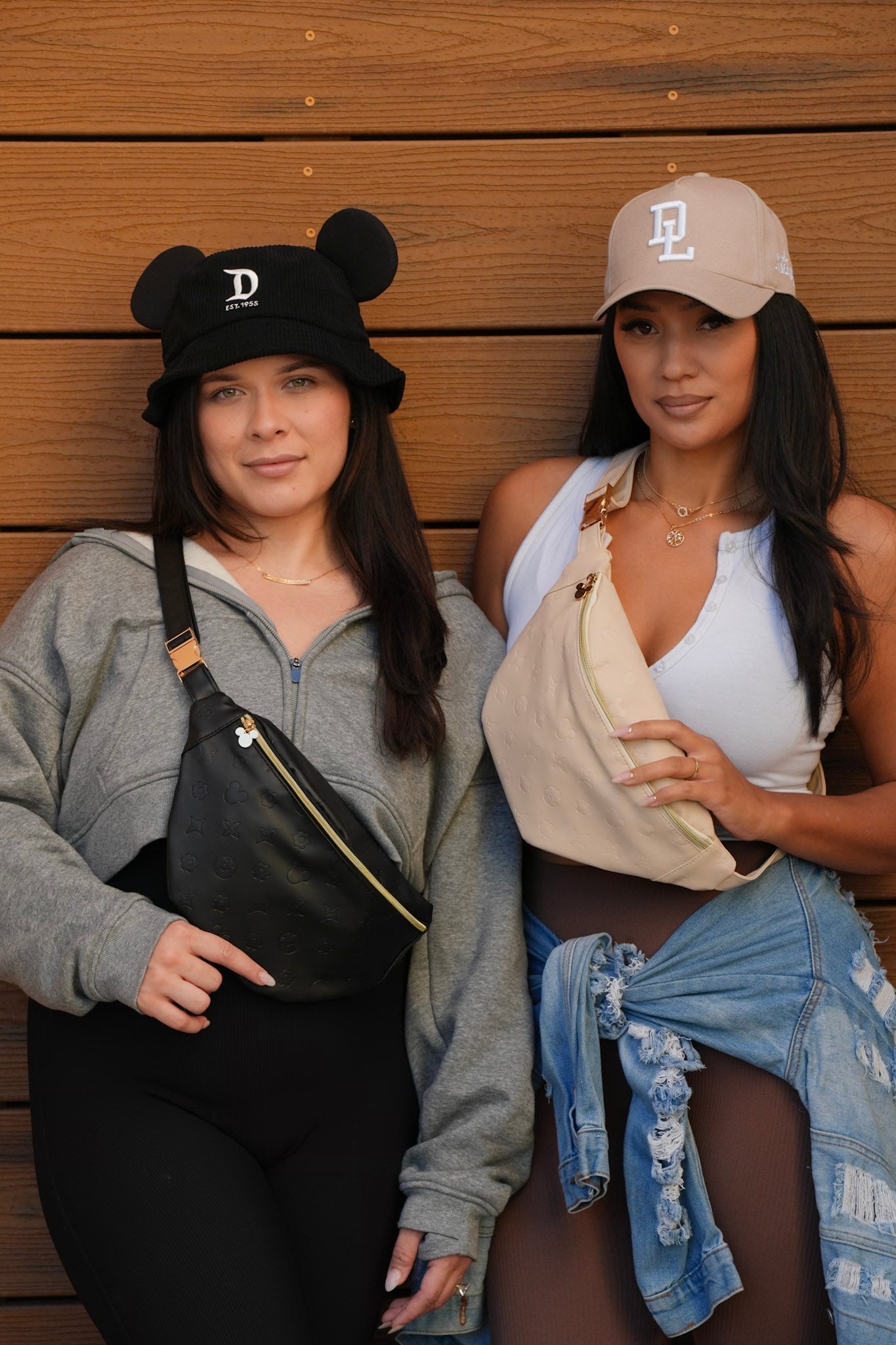 JUMBO FANNY PACK - Black Leather