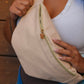 JUMBO FANNY PACK - Latte Leather