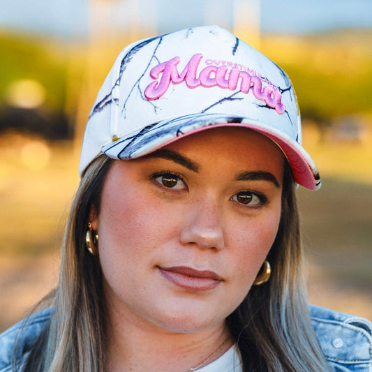 OVERSTIMULATED MAMA - Snow Camo/Pink