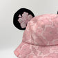 MOUSE EAR BUCKET HAT - Pink Hibiscus