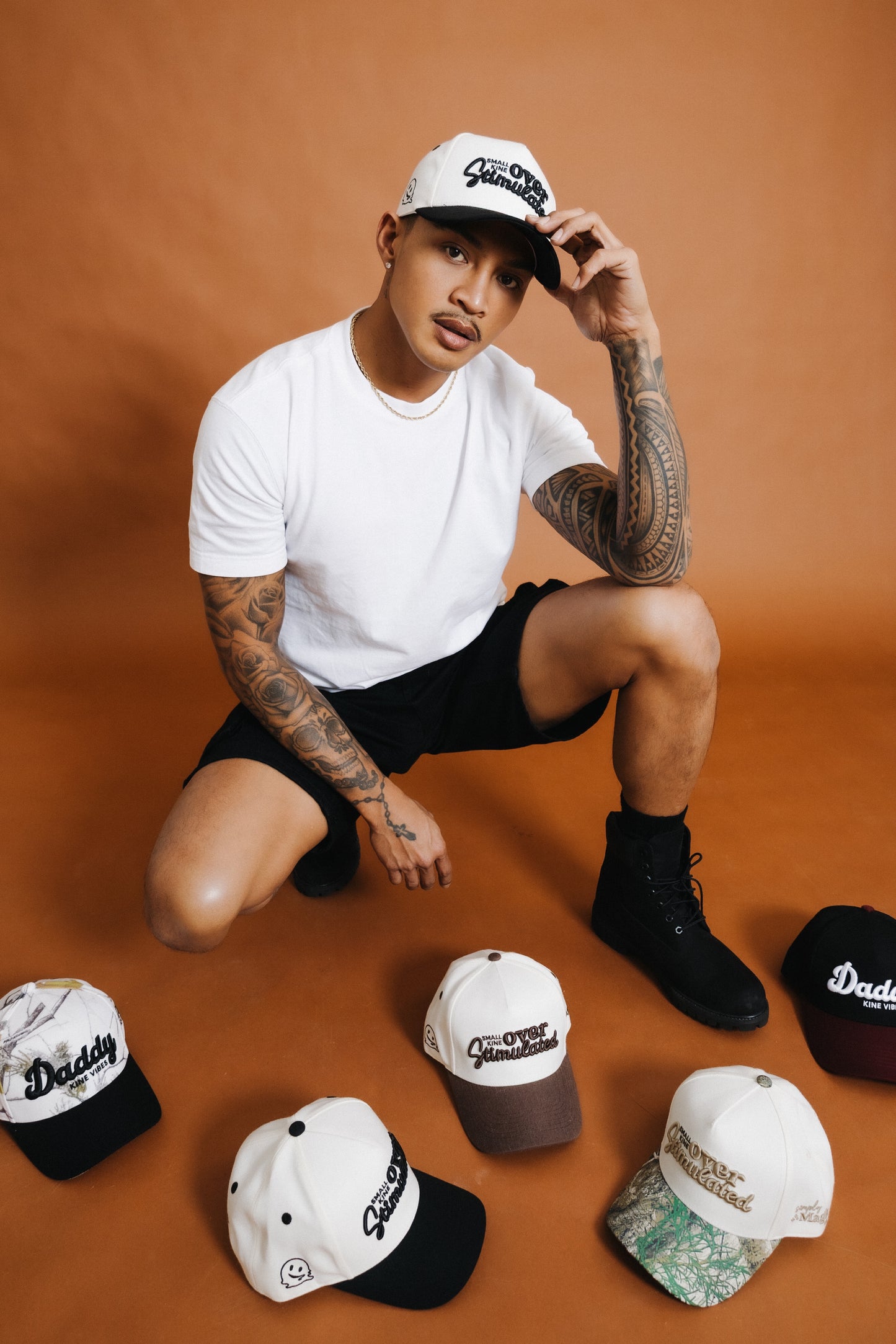 Small Kine Overstimulated Baseball Caps