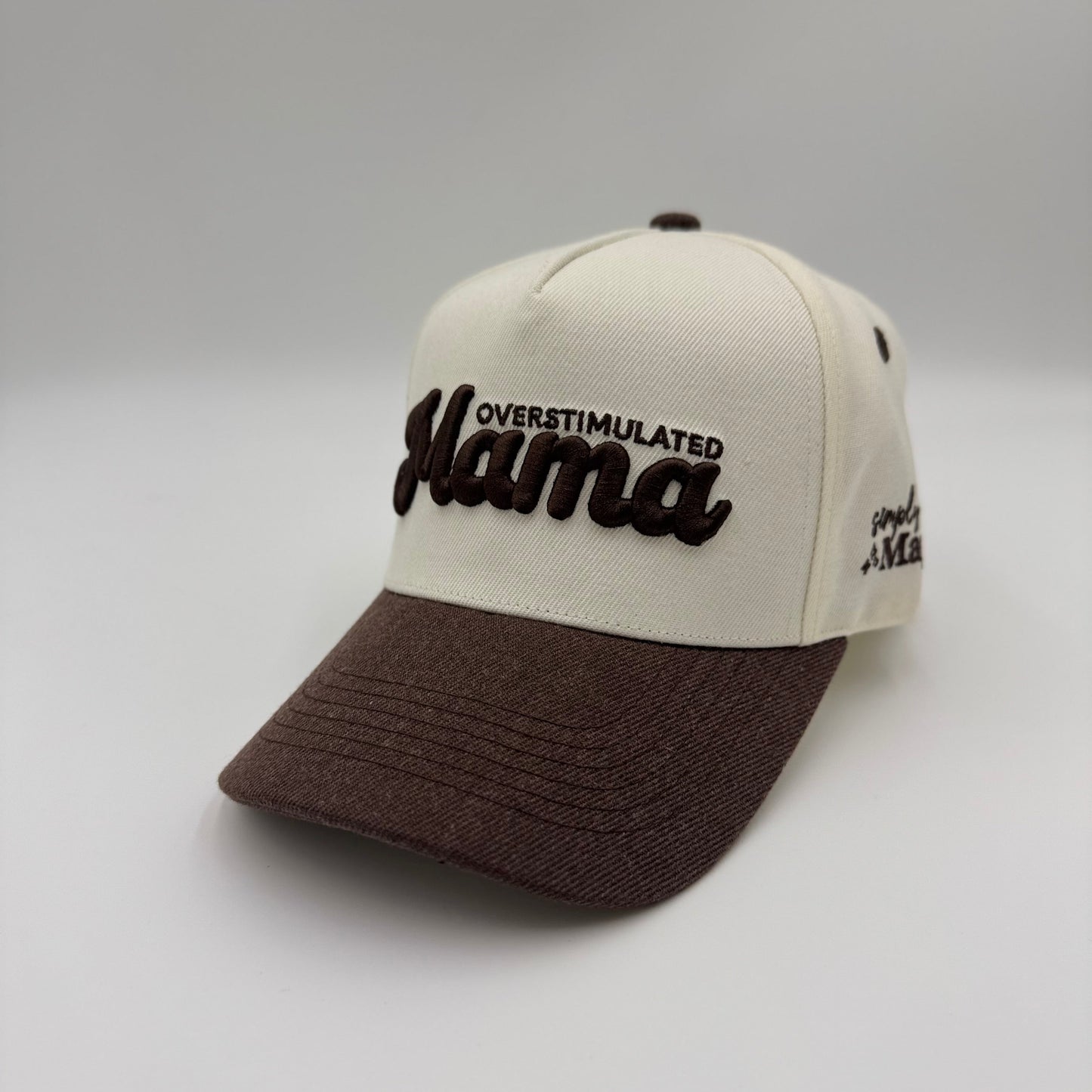 OVERSTIMULATED MAMA - Cream/Brown