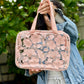 Pink Hibiscus Clear Bags (Hekili Designs Collab)