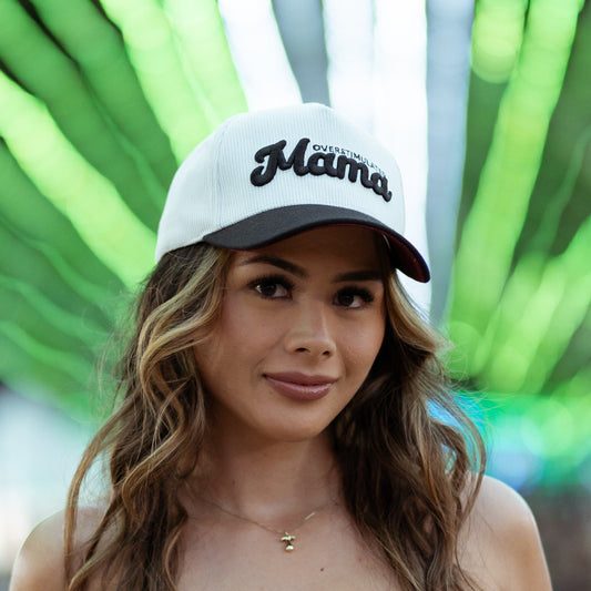 OVERSTIMULATED MAMA - Cream/Black