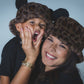 MOUSE EAR BUCKET HAT - Faux Cheetah