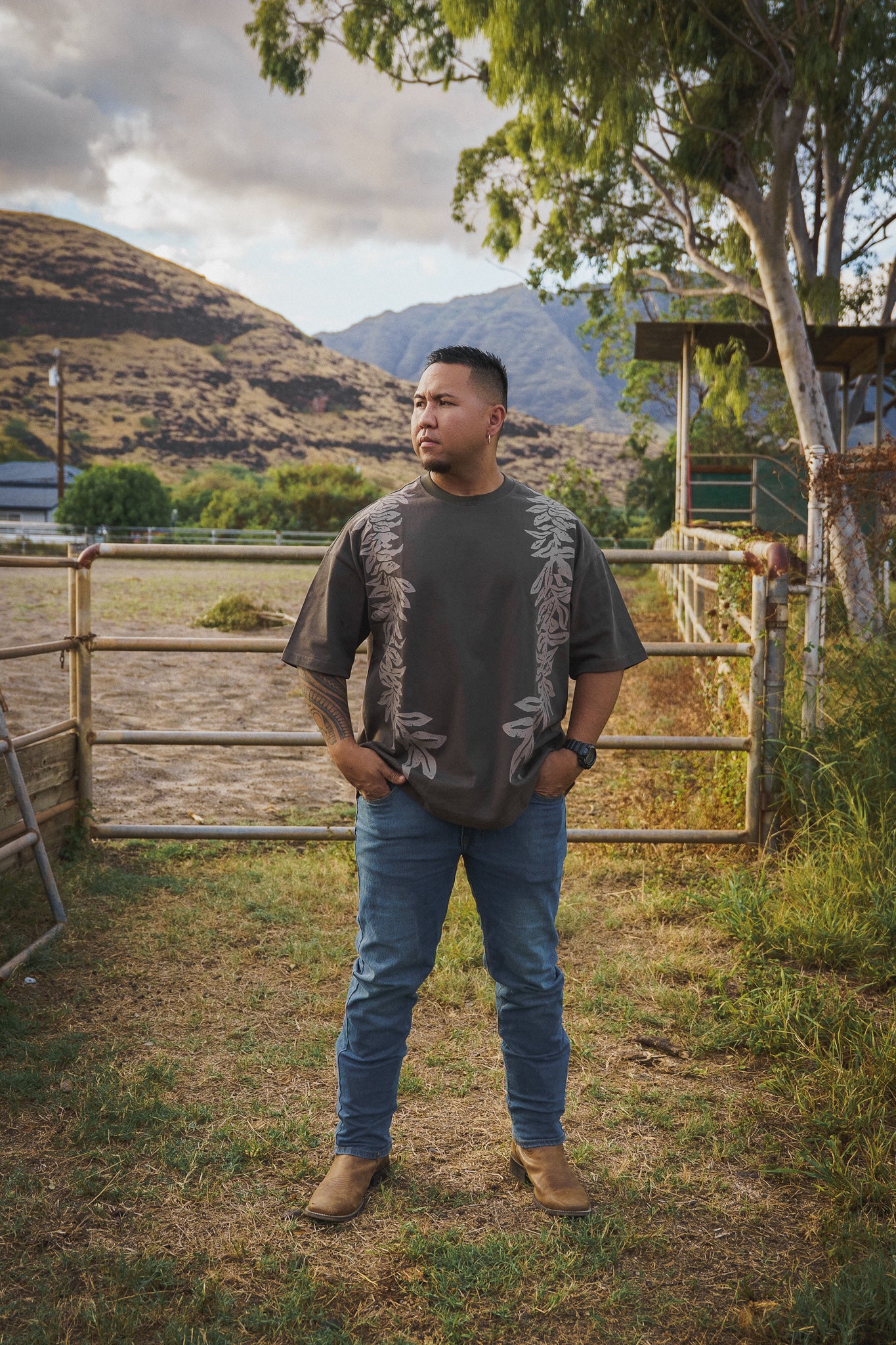 BROWN MAILE - Oversize Tee