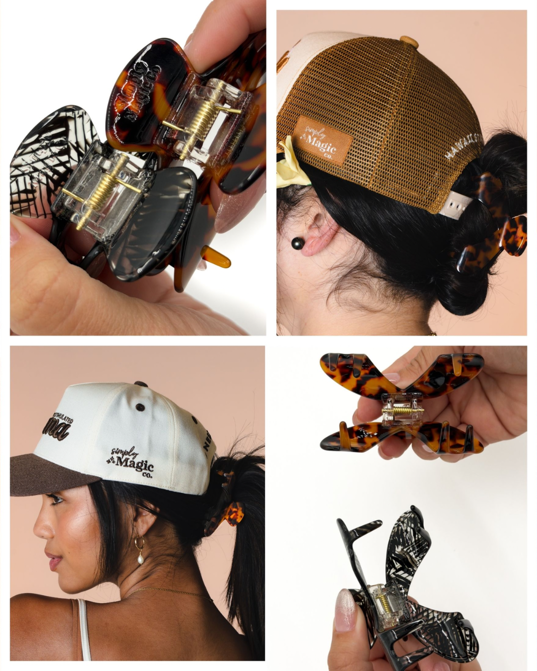 Hat Hair Clips