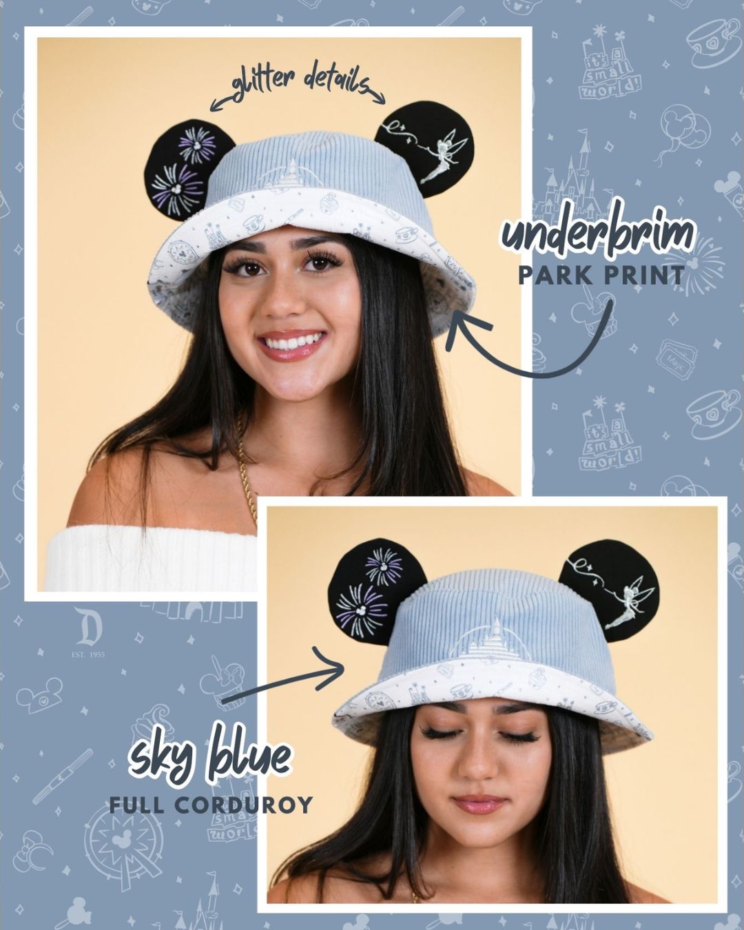 MOUSE EAR BUCKET HAT - Ever After