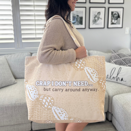 MOOD BAGS - Tan Shells XL Carry All