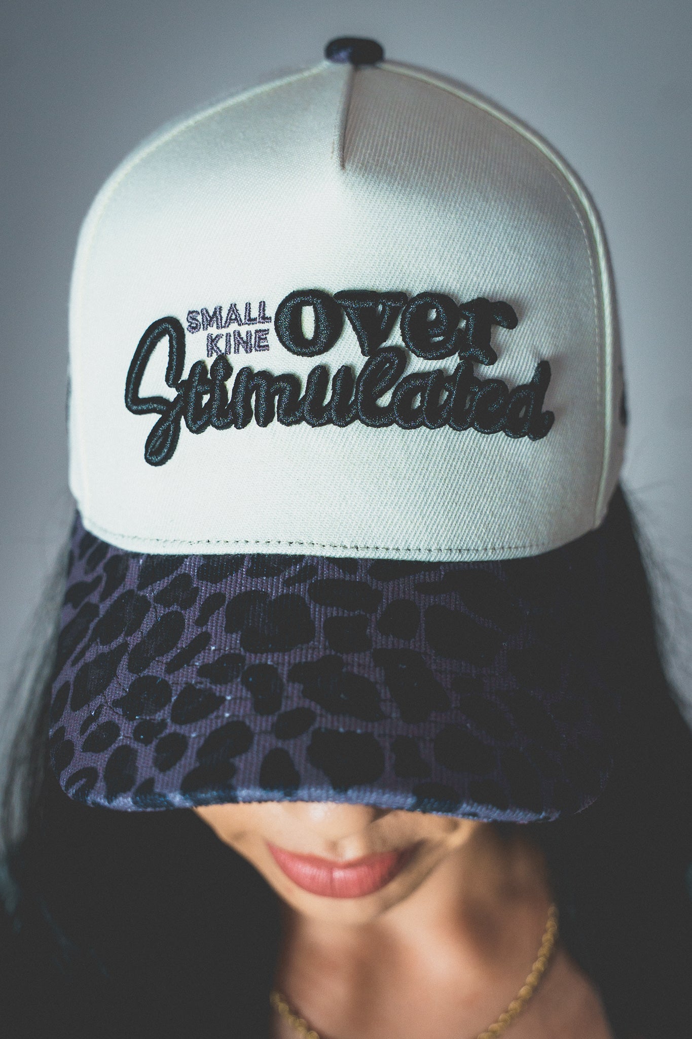 SMALL KINE OVERSTIMULATED - Cream/Black Cheetah