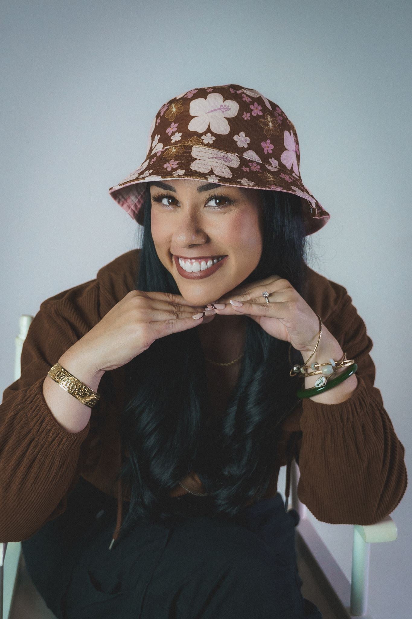 REVERSIBLE BUCKET HAT - Pua Bloom