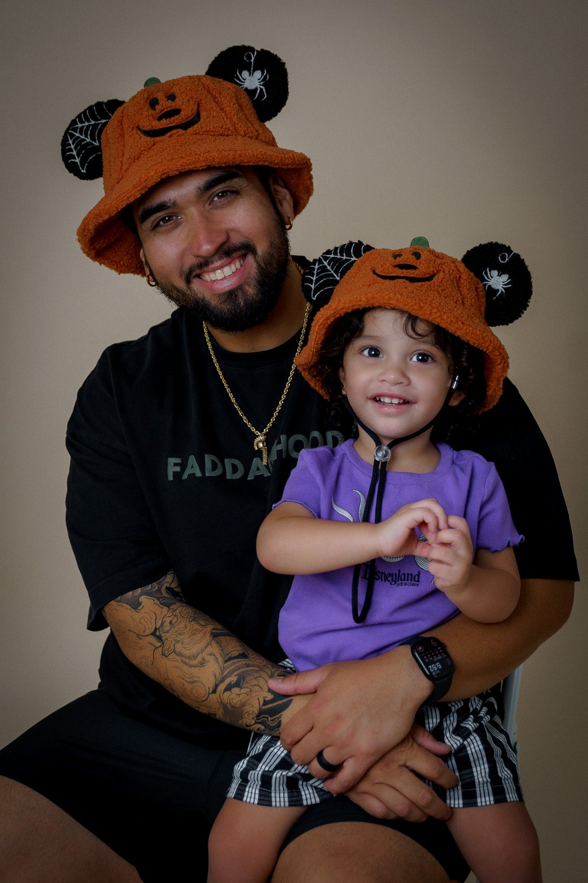 MOUSE EAR BUCKET HAT - Pumpkin Sherpa