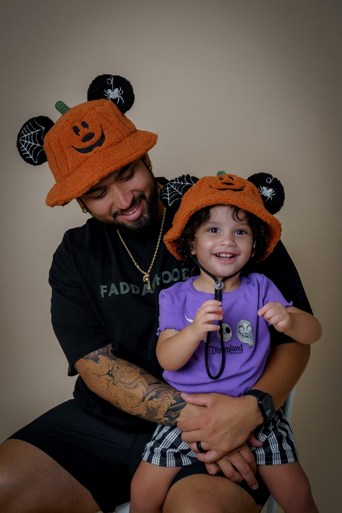 MOUSE EAR BUCKET HAT - Pumpkin Sherpa