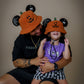 MOUSE EAR BUCKET HAT - Pumpkin Sherpa