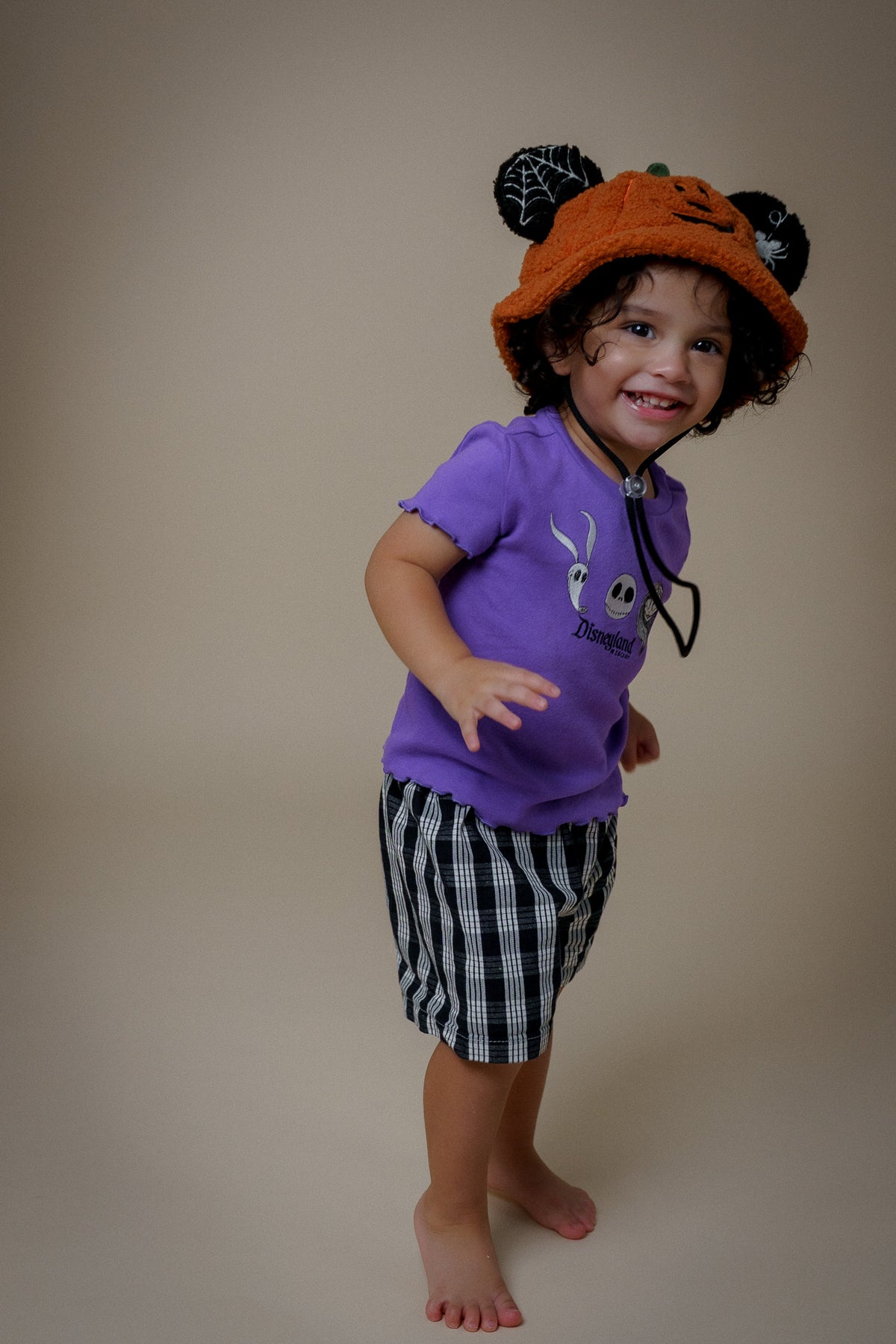 MOUSE EAR BUCKET HAT - Pumpkin Sherpa