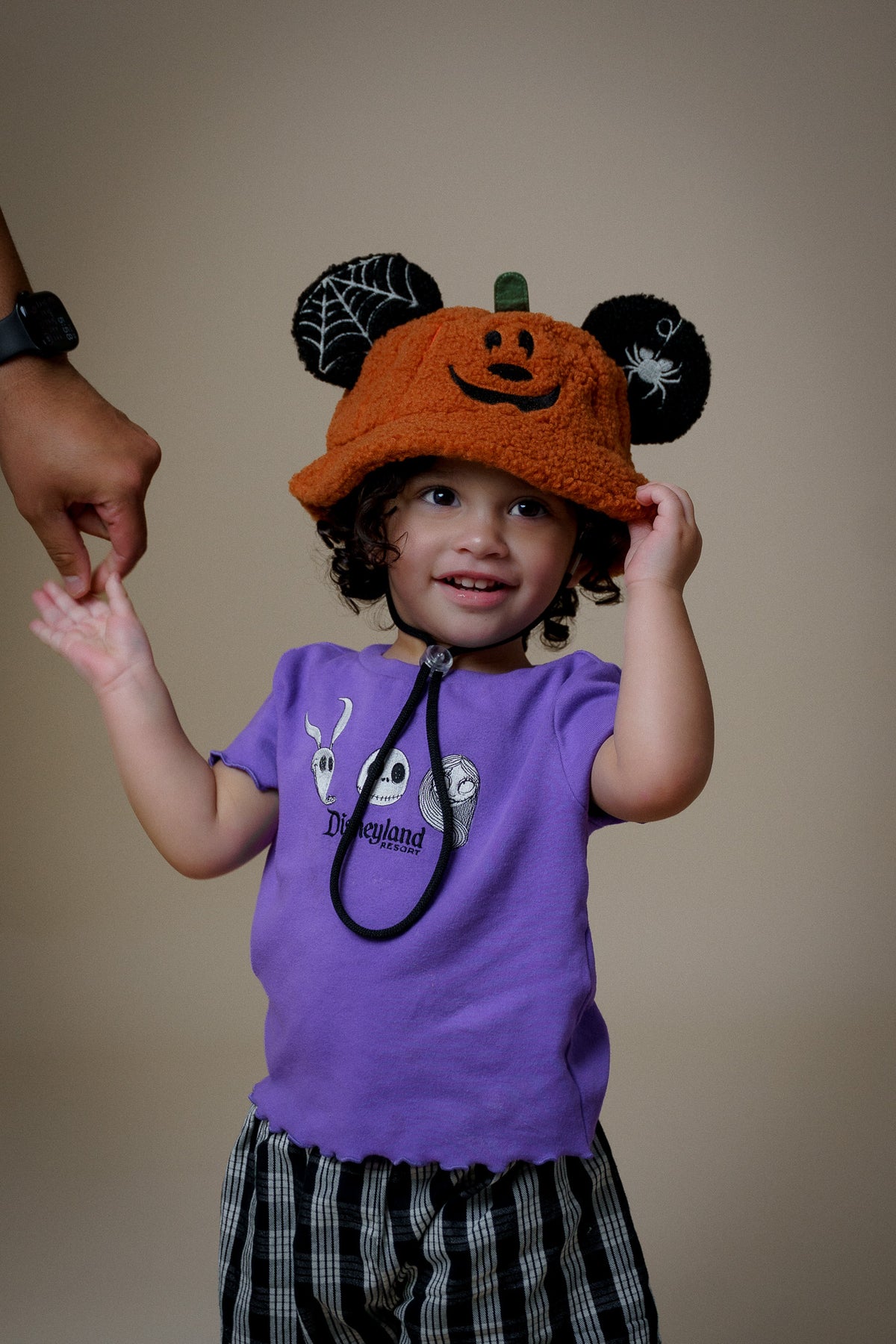 MOUSE EAR BUCKET HAT - Pumpkin Sherpa