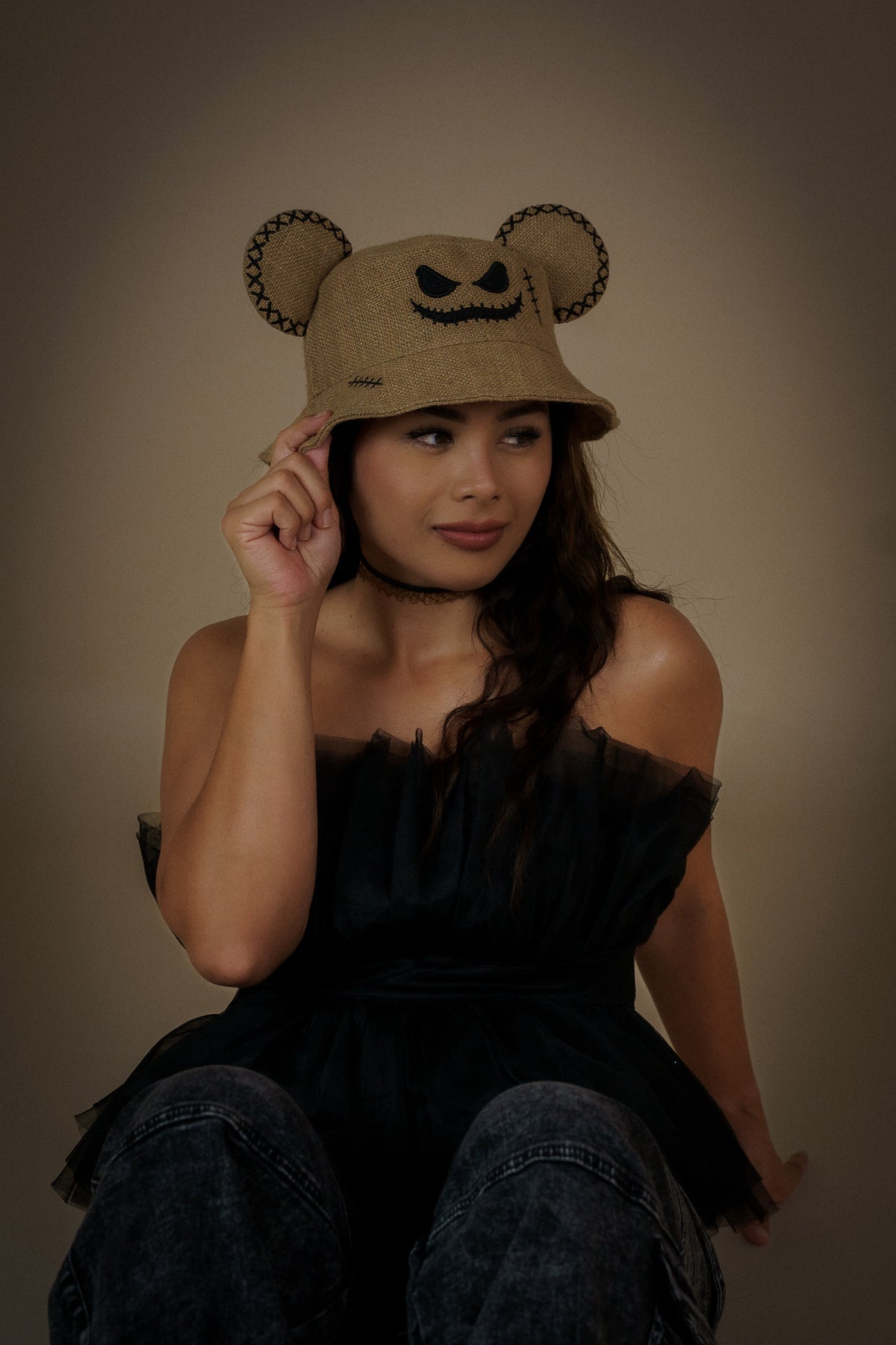 MOUSE EAR BUCKET HAT - Burlap Oogie