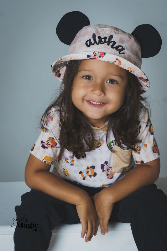 MOUSE EAR BUCKET HAT - Palaka Aloha