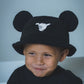MOUSE EAR BUCKET HAT - Shaka Black Corduroy (Child Size Only)