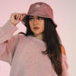 REVERSIBLE BUCKET HAT - Pink Hibiscus