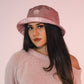 REVERSIBLE BUCKET HAT - Pink Hibiscus