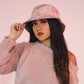 REVERSIBLE BUCKET HAT - Pink Hibiscus