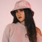 REVERSIBLE BUCKET HAT - Pink Hibiscus