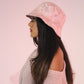 REVERSIBLE BUCKET HAT - Pink Hibiscus