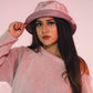 REVERSIBLE BUCKET HAT - Pink Hibiscus