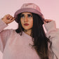 REVERSIBLE BUCKET HAT - Pink Hibiscus