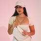 JUMBO FANNY PACK - Cream Leather
