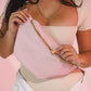 JUMBO FANNY PACK - Pink Leather