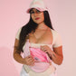 JUMBO FANNY PACK - Pink Leather