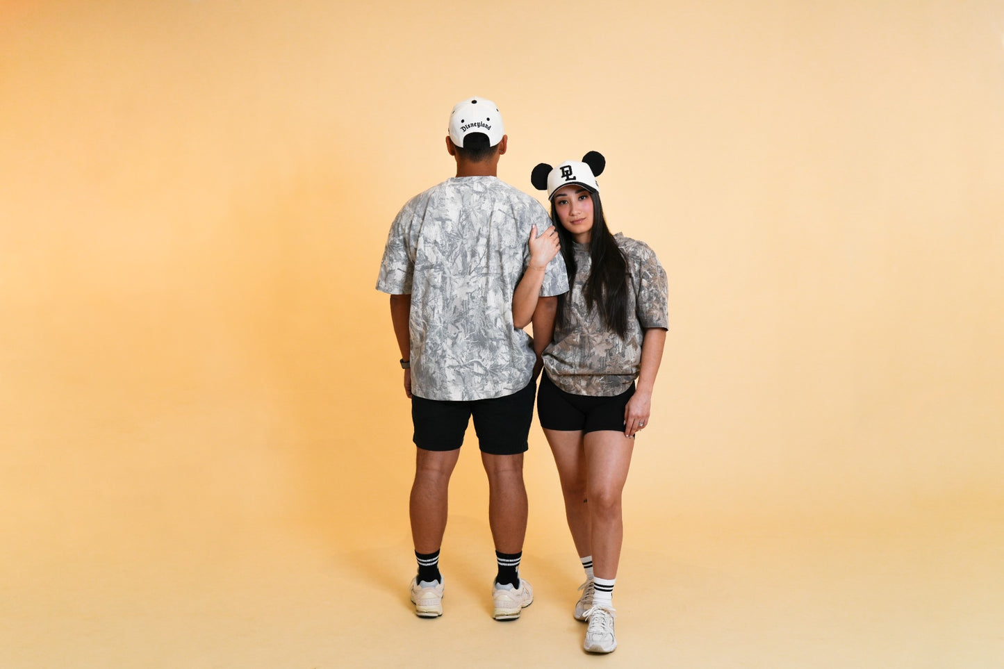 PARKS BASEBALL CAPS - Cream/Black (With/Without Ears)