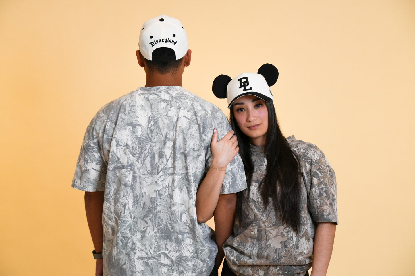 PARKS BASEBALL CAPS - Cream/Black (With/Without Ears)