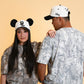 PARKS BASEBALL CAPS - Cream/Black (With/Without Ears)
