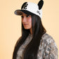 PARKS BASEBALL CAPS - Cream/Black (With/Without Ears)