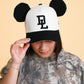 PARKS BASEBALL CAPS - Cream/Black (With/Without Ears)